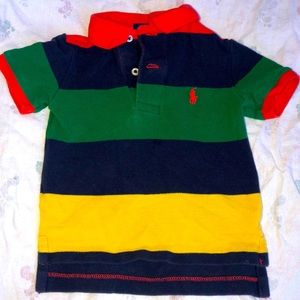 Striped Ralph Lauren polo